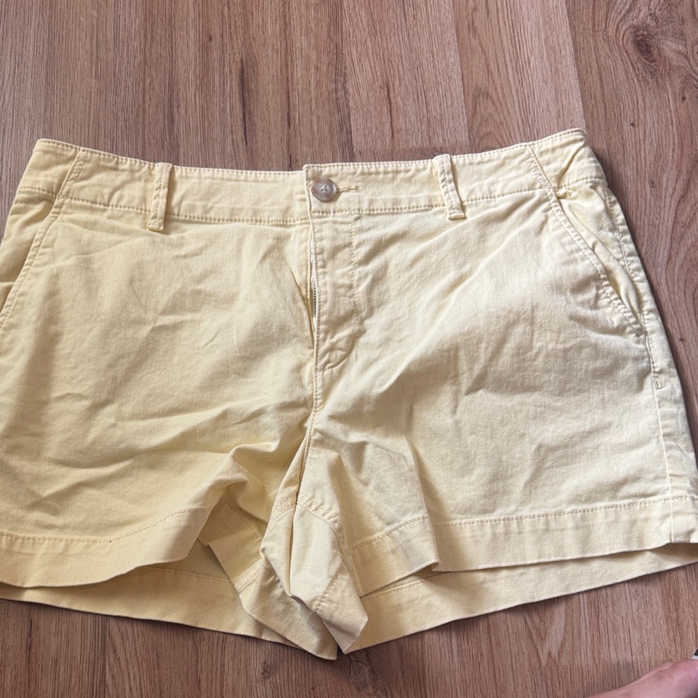 LOFT Light Yellow Women's Bermudas